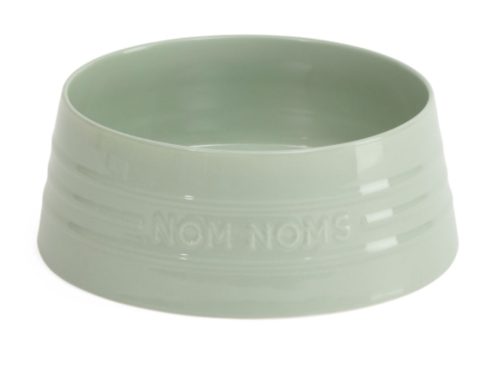 ECCOLO 7x3.25 Embossed Nom Noms Pet Bowl