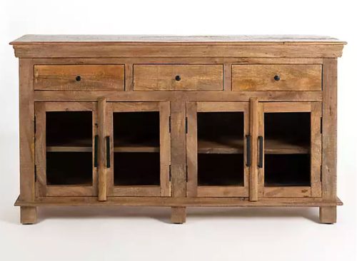 Easton Mango Wood 4-Door Sideboard