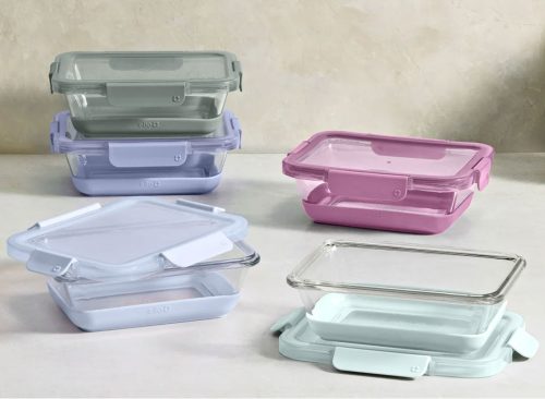 Ello 10-piece Glass Meal Prep Container Set
