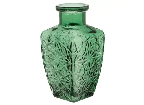 Embossed Floral Mini Vase