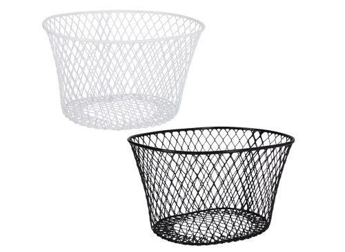 Essentials Oval Wire Baskets, 7.875x4.375-in