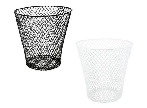 Essentials Wire Wastebaskets, 9x9-in