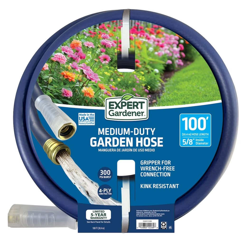 Expert Gardener 100-Foot Medium Duty Garden Hose