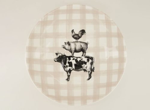 Farm Animal Serving Bowl