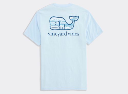 Father's Day Golf Whale Short-Sleeve Pocket Tee