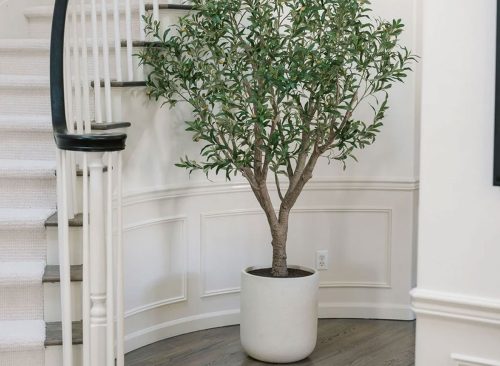 Faux 8' Olive Tree