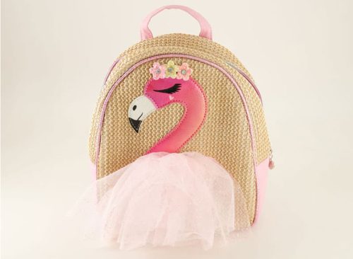 Flamingo Rattan Backpack