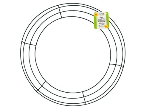 Floral Garden Metal Wreath Forms, 14.25 in