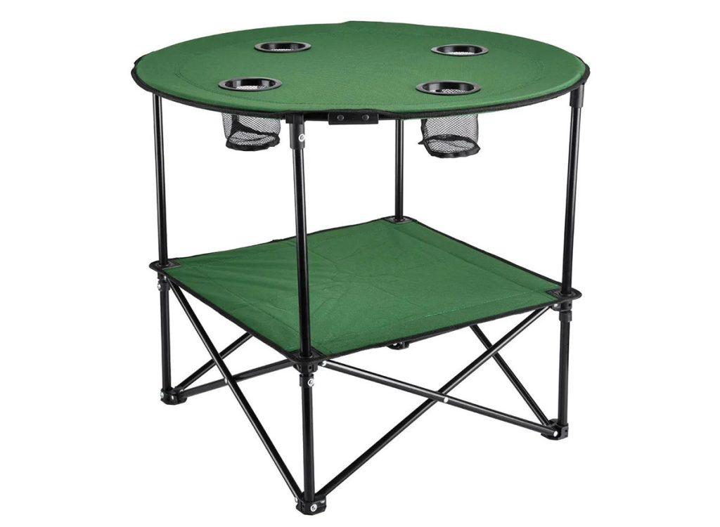 Foldable Camping Table, Green