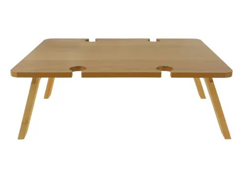 Foldable Wood Table Cupholder