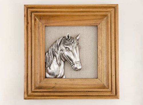 Framed Horse Wall Hanging