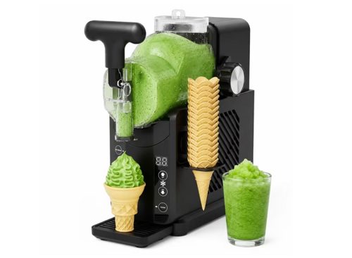 Friwest Slushy Machine, Ice Cream Machine with 5 Preset Programs for Home, No Ice Needed
