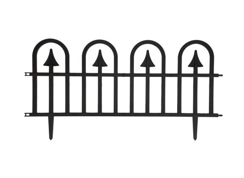 Garden Collection Black Garden Fence, 1-ct.