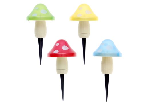 Garden Collection Mushroom-Shaped Solar Stake Light, 1-ct