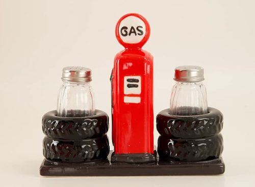 Gas Station Salt and Pepper Set