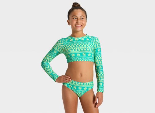 Girls' Beach Life Swimwear Set - Cat & Jack™ L