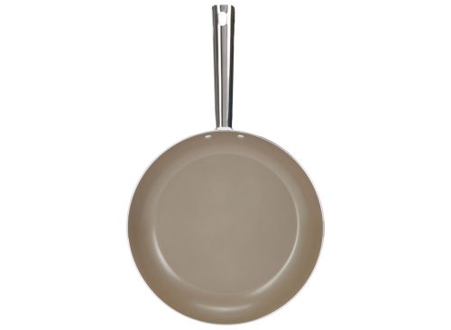GoodCook Essentials Ceramic Nonstick Frypan, 12", Gold