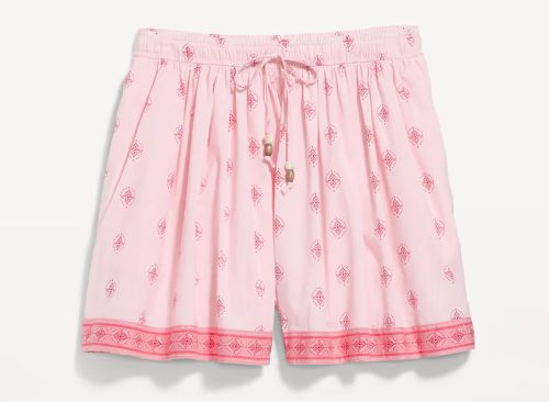 High-Waisted Drapey Skirt Short