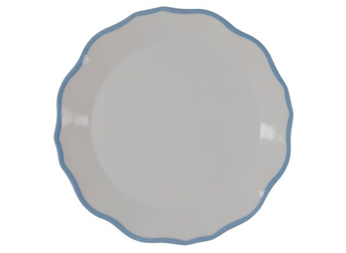 Holly Williams Scalloped Edge Melamine Plate, 10 in