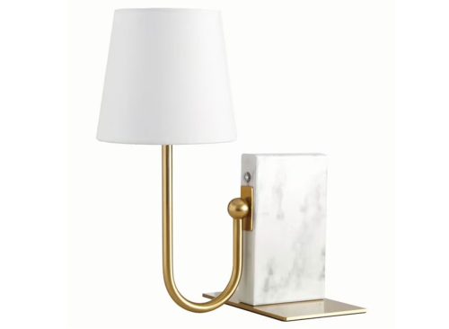 Home Decor Collection Marble Sconce Light Bookend