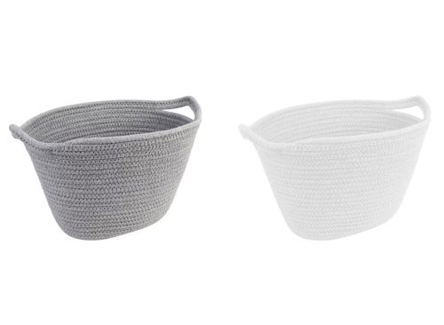 Home Decor Cotton Rope Basket, Assorted Colors, 1-ct