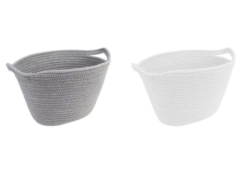 Home Decor Cotton Rope Basket, Assorted Colors, 1-ct