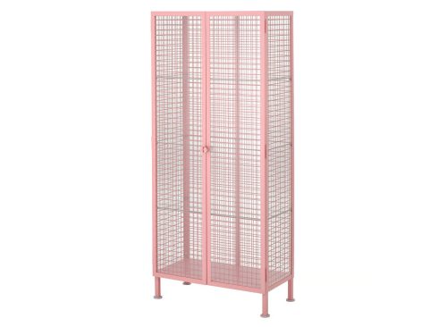 IKEA PS 2026 Glass-door cabinet, light pink