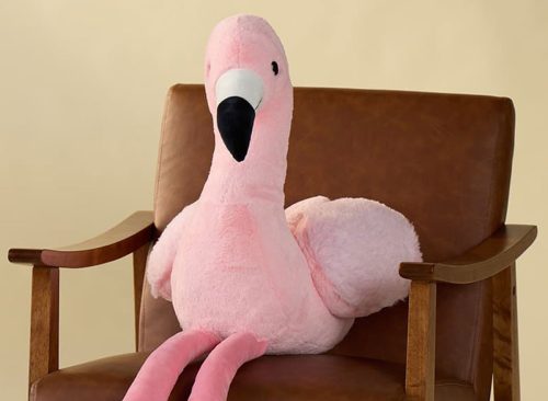 Jumbo Light Pink Flamingo Plush