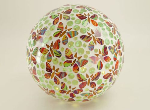 LED Mosaic Glass Orb