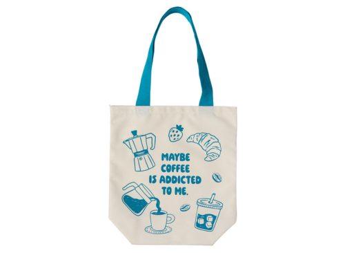 LIVE IN STYLE Coffee Addict Book Club Tote