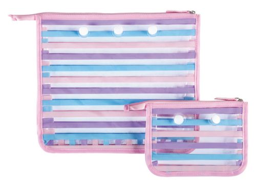 LIVE IN STYLE Pink Pouch Set Haul It All Accessories