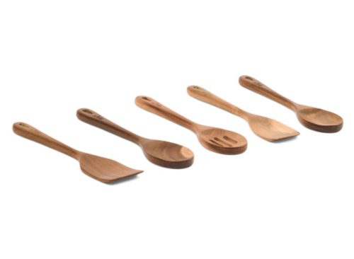 LODGE 5pc Acacia Wood Utensil Set