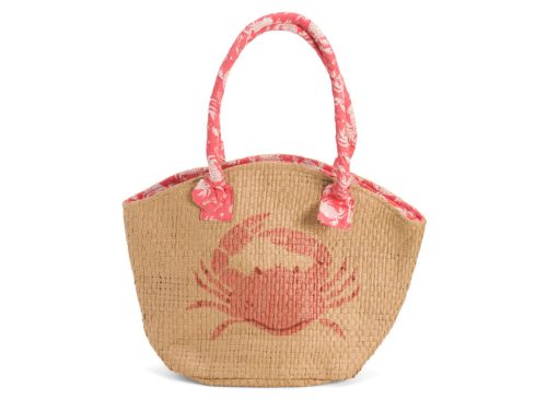 LULU Crab Tote With Scarf Handles