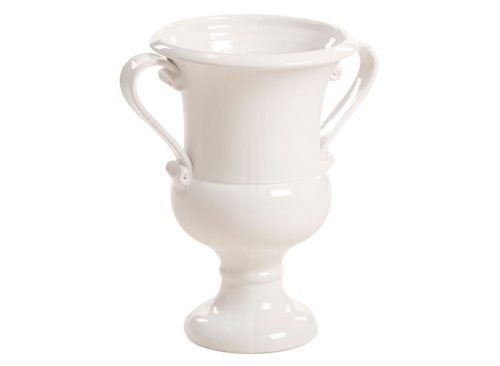 MADE IN ITALY Made In Italy 20in Ceramic Two-handle Urn Planter