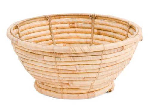 MADE IN VIETNAM 12x6 S-twist Water Hyacinth Fruit Bowl