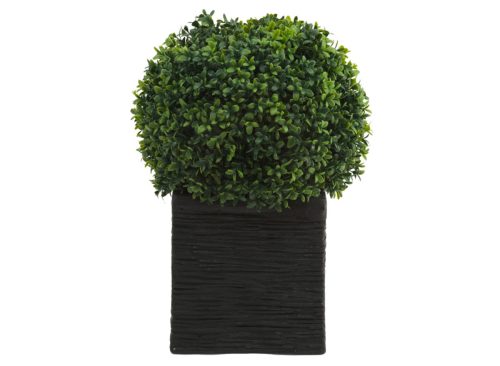 MARTHA STEWART Outdoor Covered Porch Safe Topiary In Square Planter