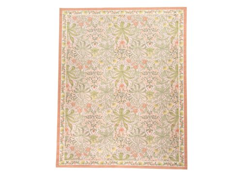 MORRIS & CO. 8x10 Indoor Outdoor Washable Woodland Weeds Floral Area Rug