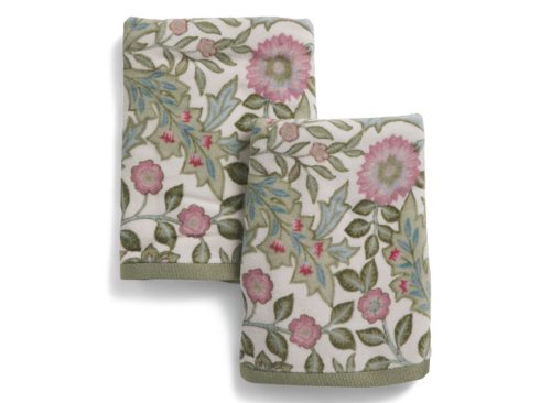 MORRIS & CO. Set Of 2 Wilhelmina Printed Hand Towels