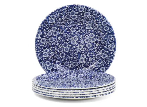 MADE IN ENGLAND Set Of 6 Calico Salad Plates