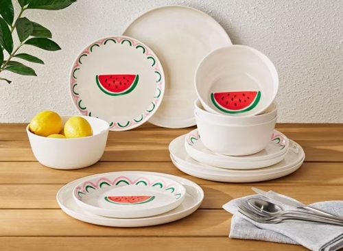 Member's Mark 12-Piece Bamboo Melamine Dinnerware Set