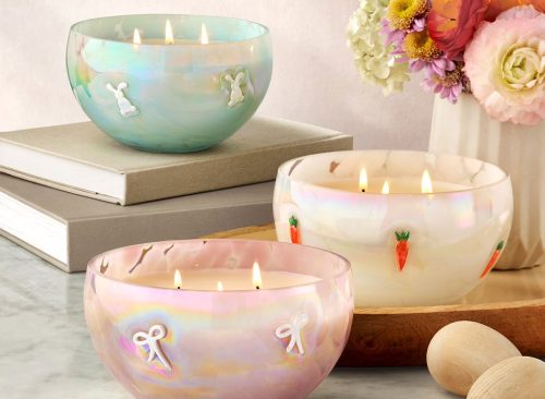Member's Mark 3-Wick Novelty Icon Glass Candle