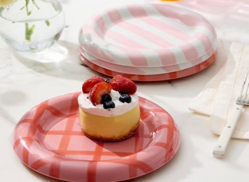 Member's Mark 4-Piece Bubble Stoneware Appetizer Plate
