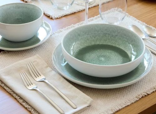 Member's Mark 4-Piece Stoneware Reactive Pasta Bowl Set