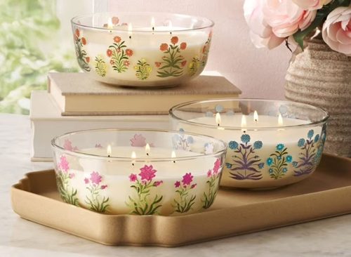 Member's Mark 4-Wick Floral Candle, 28 oz.