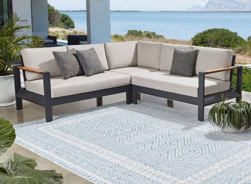 Member's Mark Everwash Willow Indoor/Outdoor Area Rug, 5' x 8'