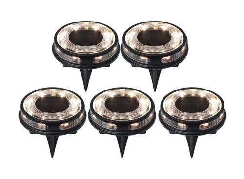 Member's Mark Solar Disc Lights, 5-Pack