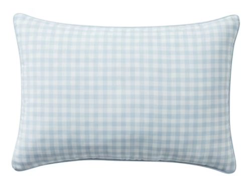 My Texas House Blue Gingham 14" x 20" Outdoor Pillow