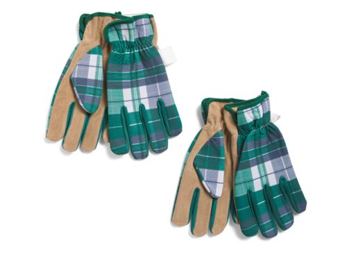 NATE BERKUS Men's 2pk Leather Garden Gloves