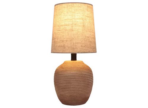 Natural Rustic Base Accent Table Lamp
