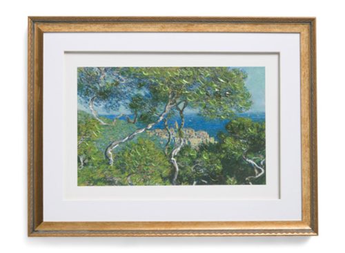 OLIVER 12x16 Colorful Landscape Wall Art With Glass Covering